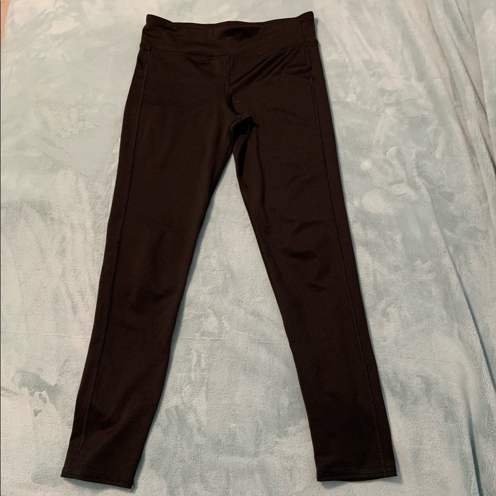 Girls Old Navy Active Go-Dry Black Leggings
